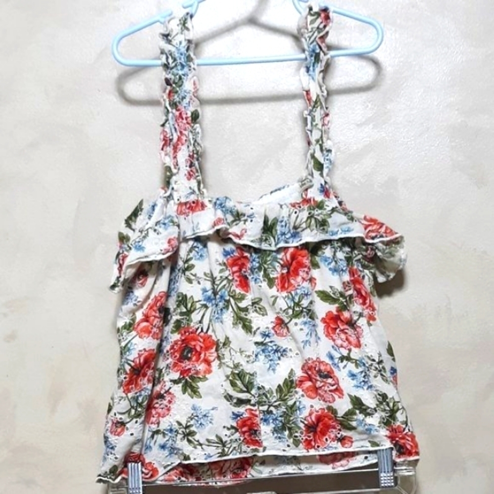 America Eagle Outfitters Floral Tank Top Size XS Like new